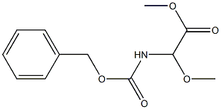 methyl 2-(benzyloxycarbonylamino)-2-methoxyacetate 구조식 이미지