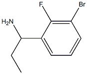 1-(3-bromo-2-fluorophenyl)propan-1-amine Structure