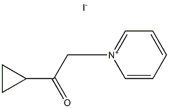 1-(2-cyclopropyl-2-oxoethyl)pyridinium iodide Structure