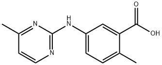 2-methyl-5-[(4-methylpyrimidin-2-yl)amino]benzoic acid Structure