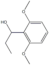 1-(2,6-Dimethoxyphenyl)-1-propanol Structure