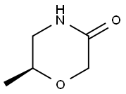 (6S)-6-methylmorpholin-3-one 구조식 이미지