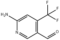 6-Amino-4-trifluoromethyl-pyridine-3-carbaldehyde Structure