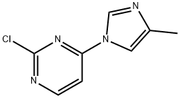 2-CHLORO-4-(4-METHYL-1H-IMIDAZOL-1-YL)PYRIMIDINE Structure