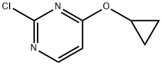 2-Chloro-4-(cyclopropoxy)pyrimidine 구조식 이미지