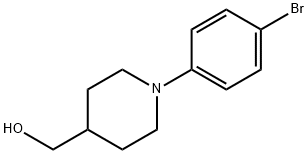 [1-(4-Bromophenyl)-piperidin-4-yl]-methanol Structure