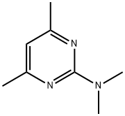 N,N,4,6-tetramethylpyrimidin-2-amine Structure