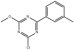 2-Chloro-4-(3-tolyl)-6-methoxy-1,3,5-triazine Structure