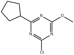 2-Chloro-4-cyclopentyl-6-methoxy-1,3,5-triazine 구조식 이미지