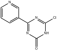 2-Chloro-4-(3-pyridyl)-6-hydroxy-1,3,5-triazine 구조식 이미지