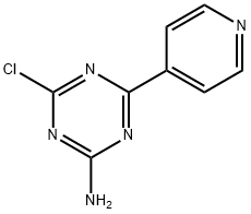 2-Amino-4-chloro-6-(4-pyridyl)-1,3,5-triazine 구조식 이미지