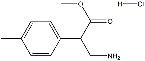 methyl 3-amino-2-(4-methylphenyl)propanoate hydrochloride 구조식 이미지