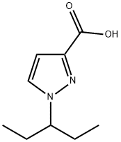 1-(pentan-3-yl)-1H-pyrazole-3-carboxylic acid Structure