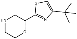 2-(4-tert-butyl-1,3-thiazol-2-yl)morpholine Structure