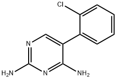 5-(2-chlorophenyl)pyrimidine-2,4-diamine 구조식 이미지