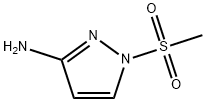 1-methanesulfonyl-1H-pyrazol-3-amine Structure
