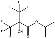 Isopropyl 2-hydroxy-3,3,3-trifluoro-2-(trifluoromethyl)propionate Structure