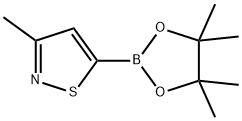 3-methyl-5-(tetramethyl-1,3,2-dioxaborolan-2-yl)-1,2-thiazole Structure