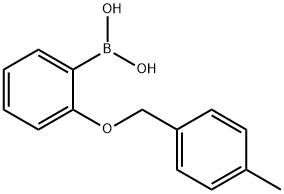 Boronic acid, B-[2-[(4-methylphenyl)methoxy]phenyl]- Structure