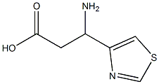 3-AMINO-3-(1,3-THIAZOL-4-YL)PROPANOIC ACID Structure