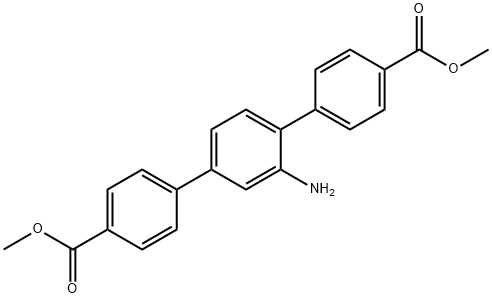 dimethyl 2'-amino-1,1':4,1''-terphenyl-4,4''-dicarboxylate Structure