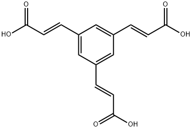 2-Propenoic acid, 3,3',3''-(1,3,5-benzenetriyl)tris-, (2E,2'E,2''E)- Structure