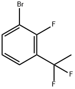 1-bromo-3-(1,1-difluoroethyl)-2-fluorobenzene Structure