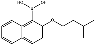 [2-(3-methylbutoxy)naphthalen-1-yl]boronic acid Structure