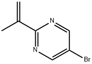 5-bromo-2-(prop-1-en-2-yl)pyrimidine 구조식 이미지