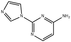 4-Amino-2-(imidazol-1-yl)pyrimidine 구조식 이미지