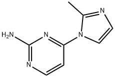 2-Amino-4-(2-methylimidazol-1-yl)pyrimidine 구조식 이미지