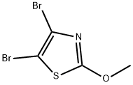 4,5-Dibromo-2-(methoxy)thiazole Structure