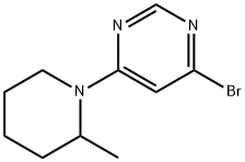 4-Brom-6-(2-methylpiperidin-1-yl)pyrimidine Structure