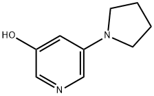 3-Hydroxy-5-(pyrrolidino)pyridine Structure