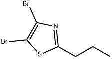 4,5-Dibromo-2-(n-propyl)thiazole Structure