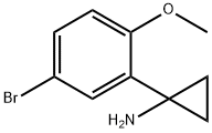 1-(5-Bromo-2-methoxyphenyl)cyclopropanamine Structure