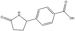 4-(5-oxopyrrolidin-2-yl)benzoic acid 구조식 이미지