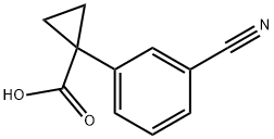 1-(3-cyanophenyl)cyclopropane-1-carboxylic acid Structure