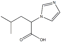2-(1H-imidazol-1-yl)-4-methylpentanoic acid 구조식 이미지