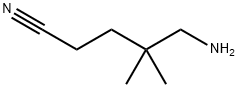 5-amino-4,4-dimethylpentanenitrile 구조식 이미지