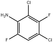 2,4-dichloro-3,6-difluorobenzenamine 구조식 이미지