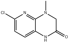 6-chloro-4-methyl-1H,2H,3H,4H-pyrido[2,3-b]pyrazin-2-one Structure