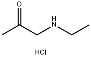 1-(ethylamino)propan-2-one hydrochloride 구조식 이미지
