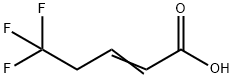 5,5,5-Trifluoropent-2-enoic acid 구조식 이미지