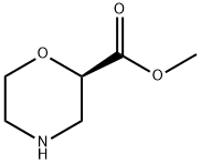 2-Morpholinecarboxylic acid, Methyl ester, (2R)- 구조식 이미지