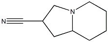 octahydroindolizine-2-carbonitrile Structure