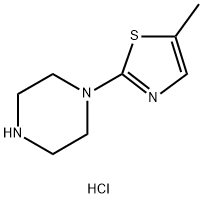 1-(5-methyl-1,3-thiazol-2-yl)piperazine dihydrochloride Structure