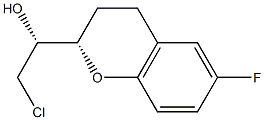 (1R)-2-chloro-1-[(2S)-6-fluoro-3,4-dihydro-2H-chromen-2-yl]ethanol Structure