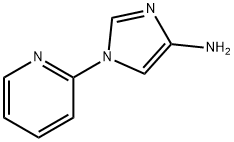 4-Amino-1-(2-pyridyl)imidazole Structure