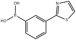 Boronic acid, B-[3-(2-thiazolyl)phenyl]- Structure